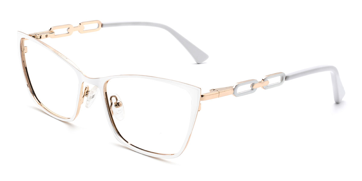 Weiß Calan Brille - Rectangle Glasses