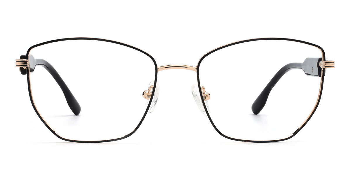 Black Kyrian - Rectangle Glasses