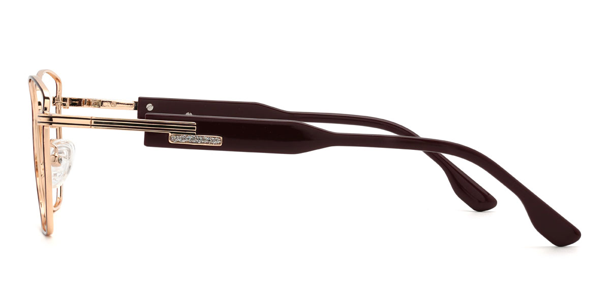 Braun Kyrian Brille - Rectangle Glasses