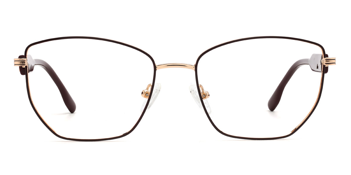 Braun Kyrian Brille - Rectangle Glasses