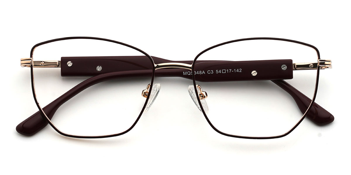 Braun Kyrian Brille - Rectangle Glasses
