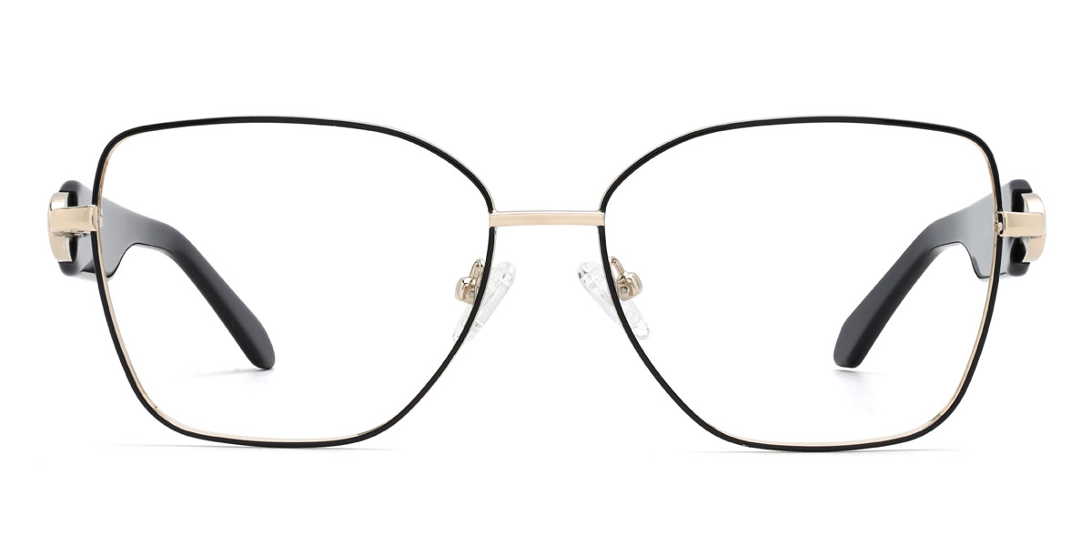 Black Bassel - Rectangle Glasses