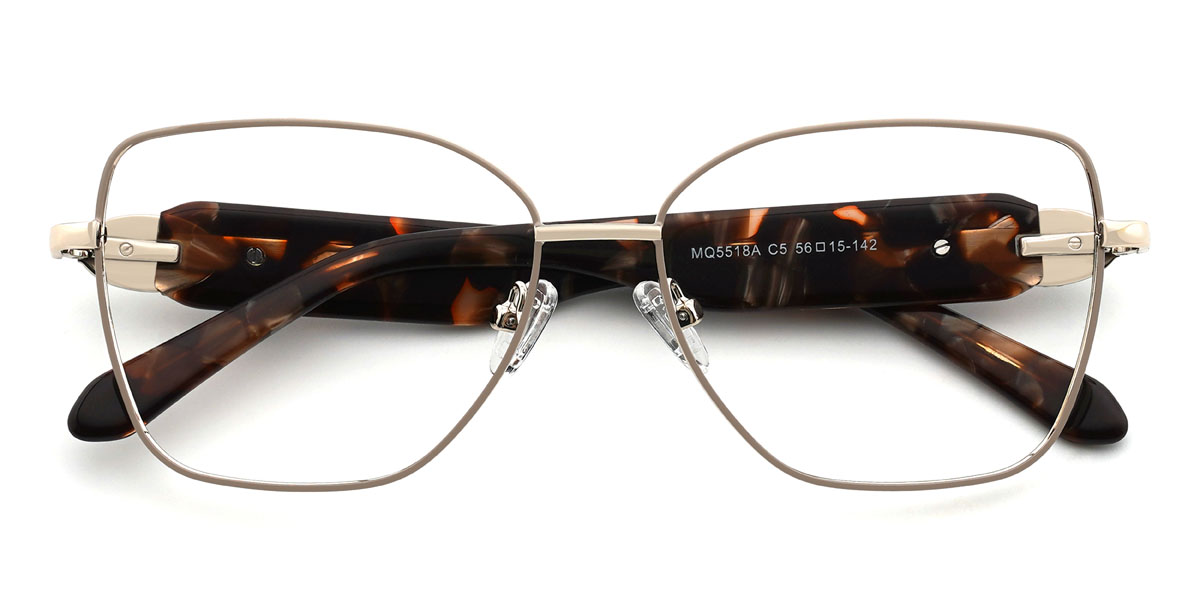 Grau Bassel Brille - Rectangle Glasses