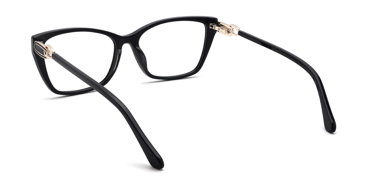 Schwarz Sadiq Brille - Rectangle Glasses