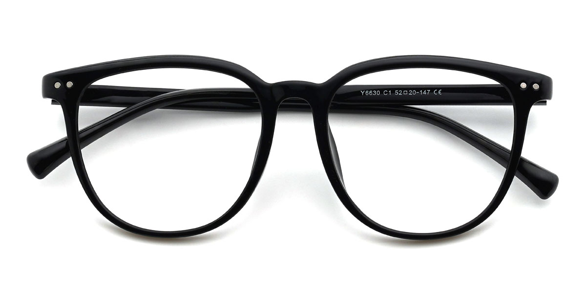 Schwarz Juliano Brille - Oval Glasses