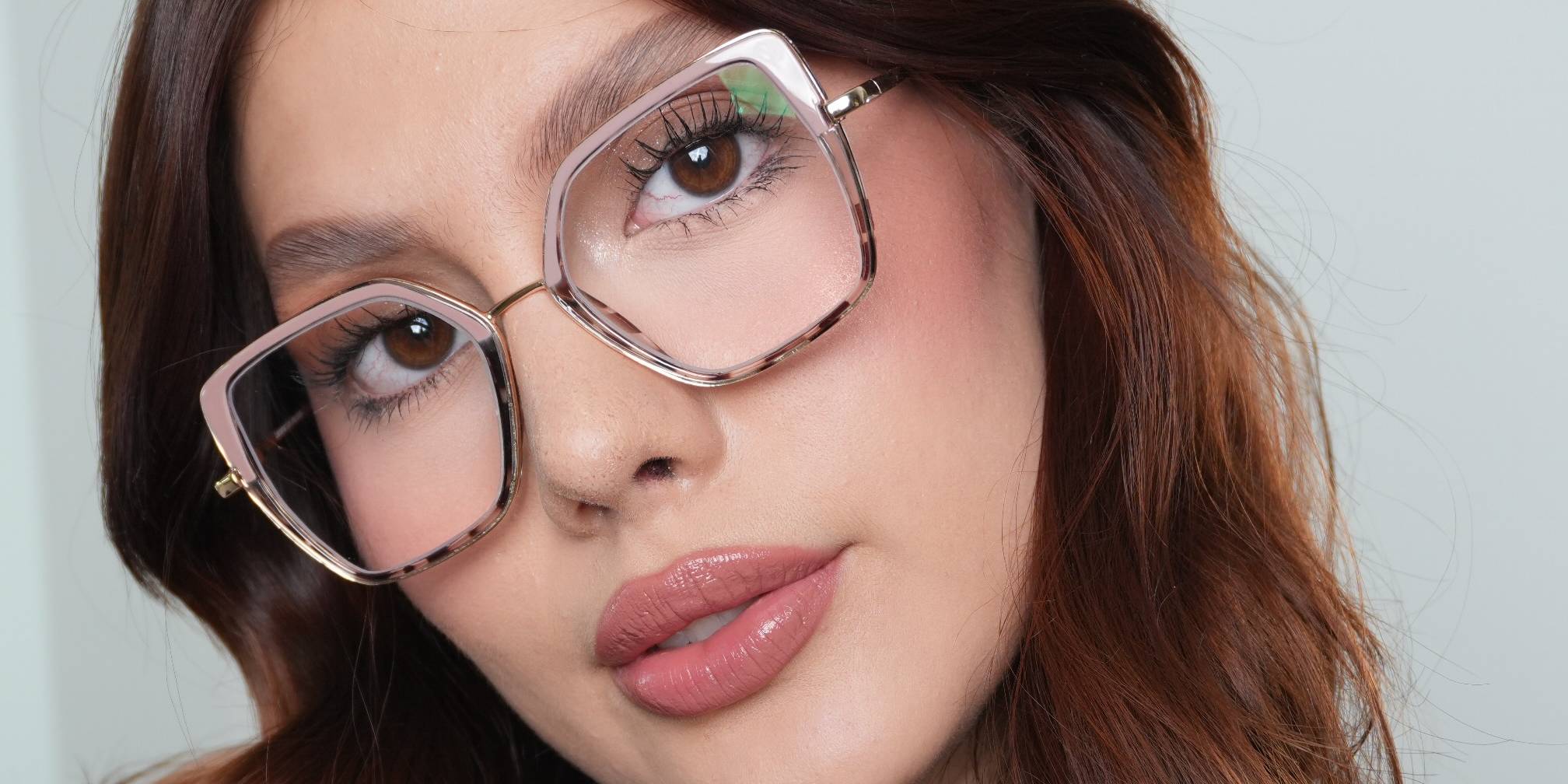 Cameo Braun Braun Flecken Jadiel Brille - Square Glasses