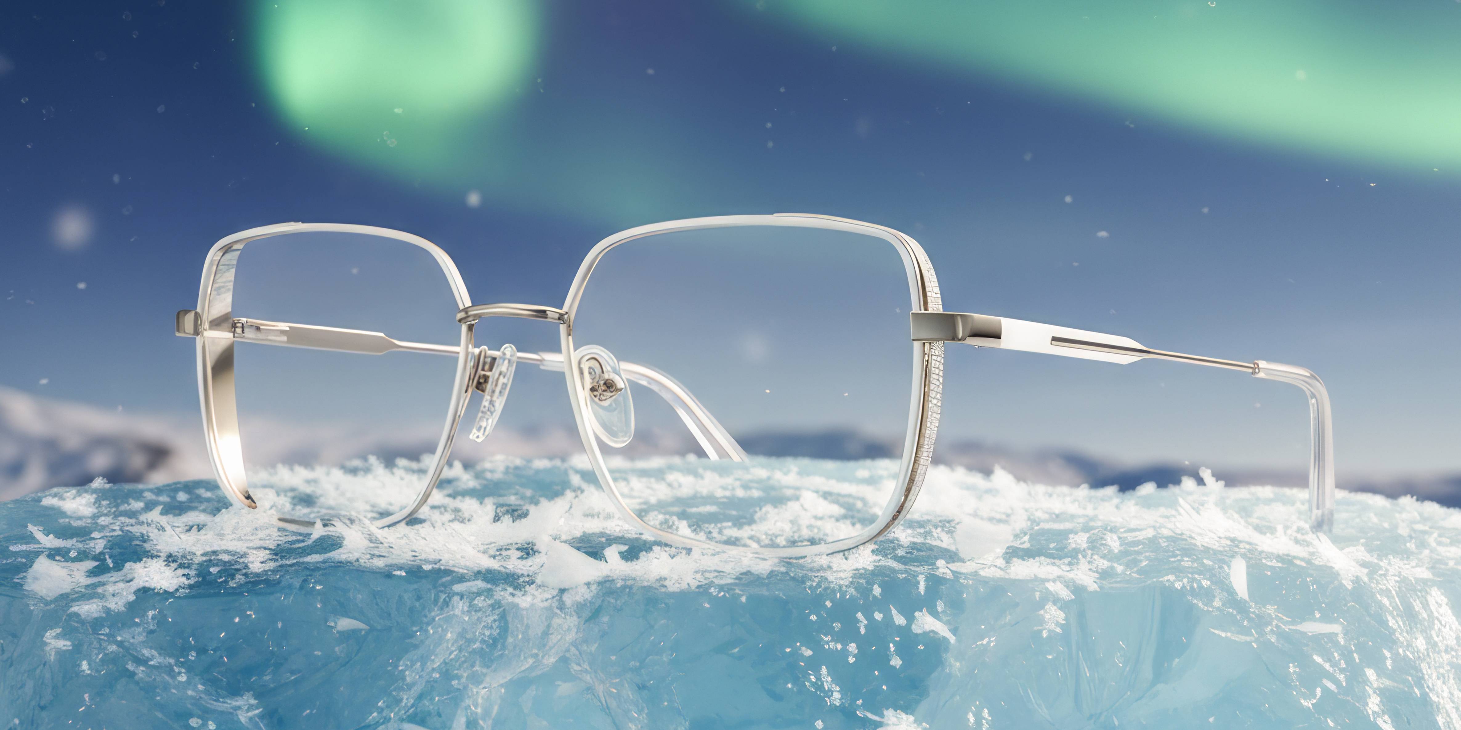 Branco April Óculos - Rectangle Glasses