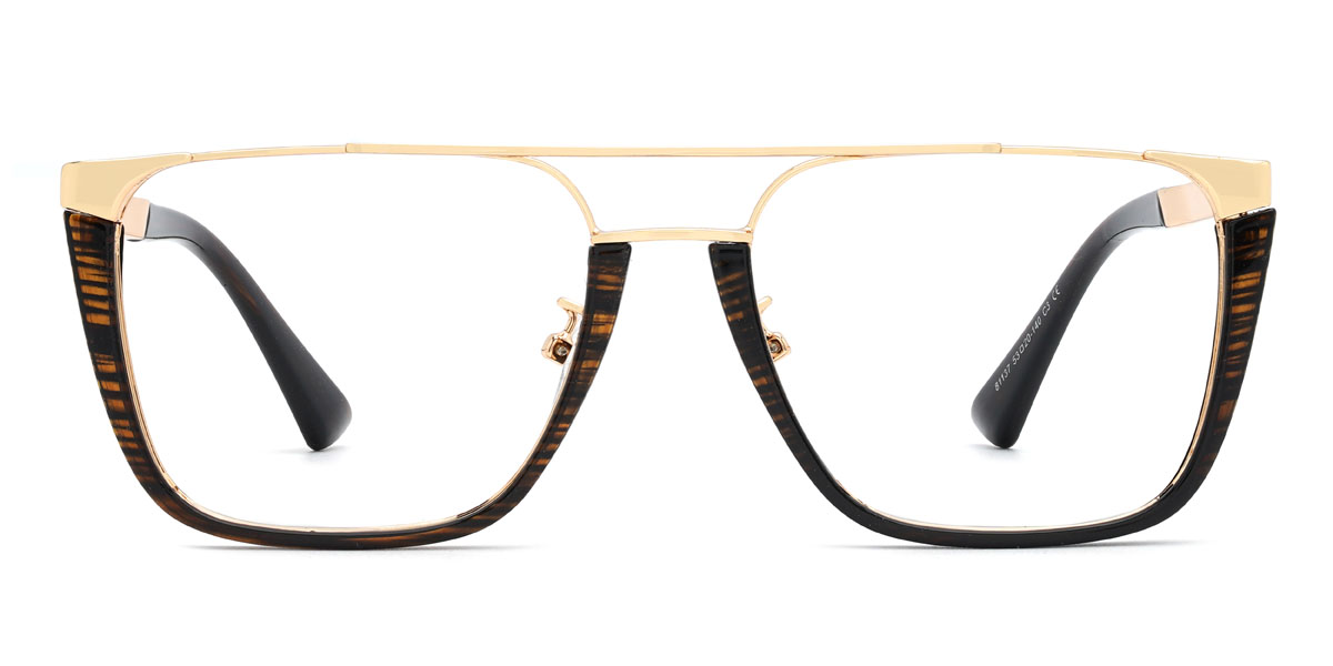 Or Écaille de tortue Giabella Lunettes - Aviator Glasses