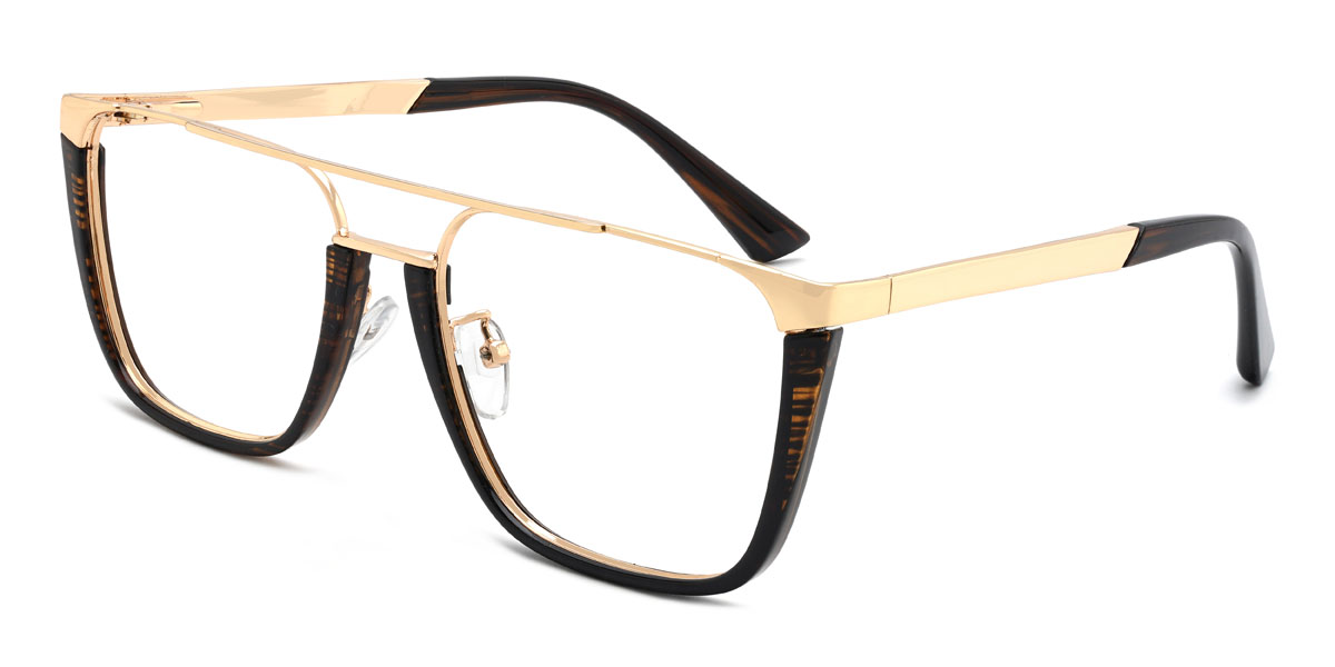 Or Écaille de tortue Giabella Lunettes - Aviator Glasses