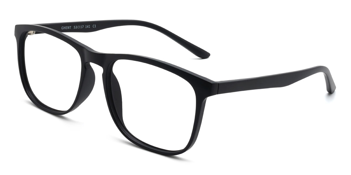 Noir Mustapha Lunettes - Rectangle Glasses