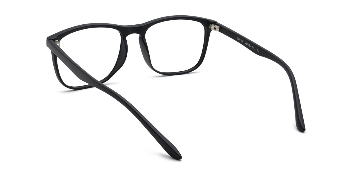 Noir Mustapha Lunettes - Rectangle Glasses