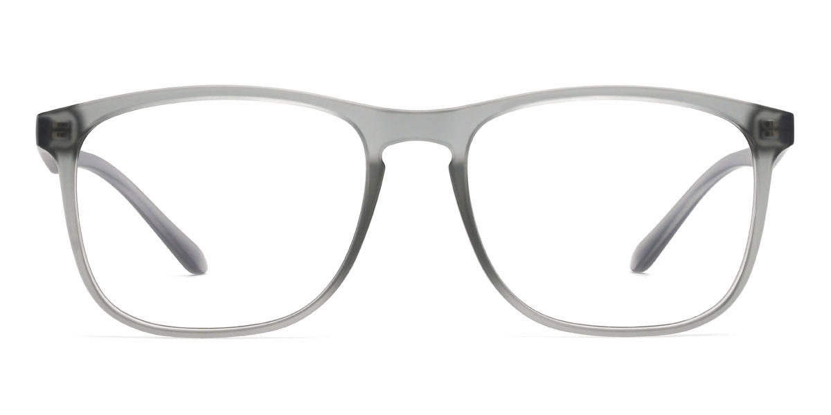 Átlátszó szürke Mustapha - Rectangle Glasses