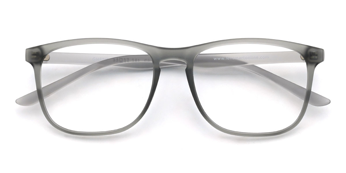 Clair Gris Mustapha Lunettes - Rectangle Glasses