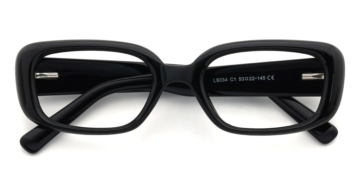 Noir Gaius Lunettes - Rectangle Glasses