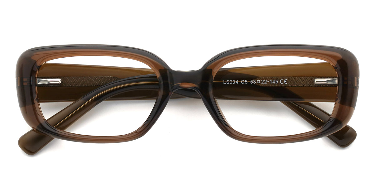 Marron Gaius Lunettes - Rectangle Glasses