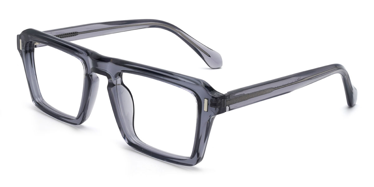Grey Yiannis Glasses - Rectangle Glasses