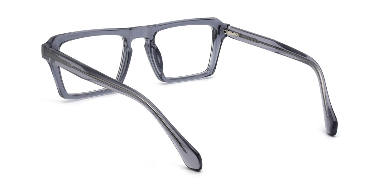 Grey Yiannis Glasses - Rectangle Glasses