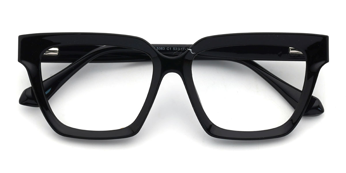 Noir Amreen Lunettes - Rectangle Glasses