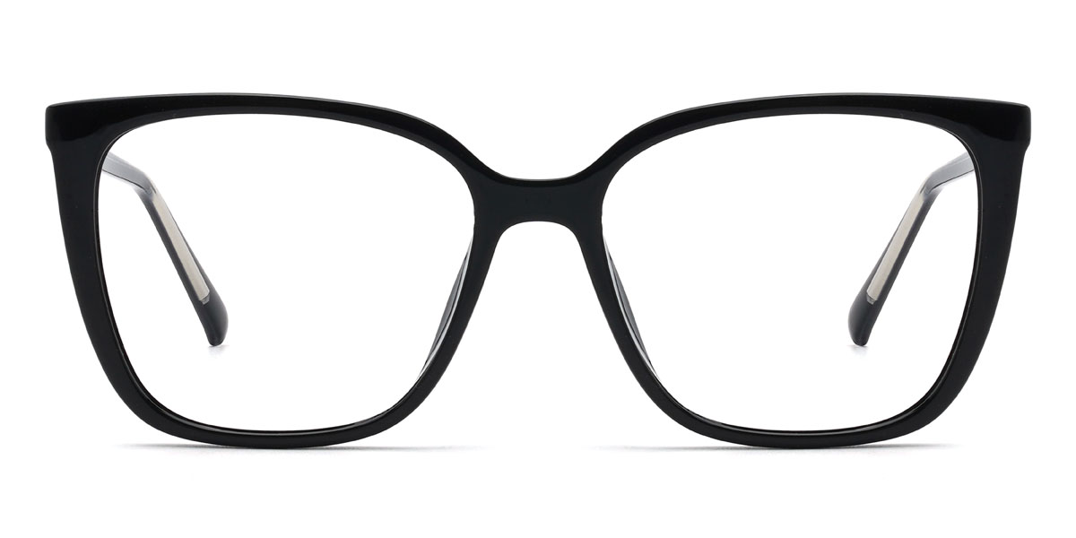 Fekete Zoella - Square Clip-On Sunglasses