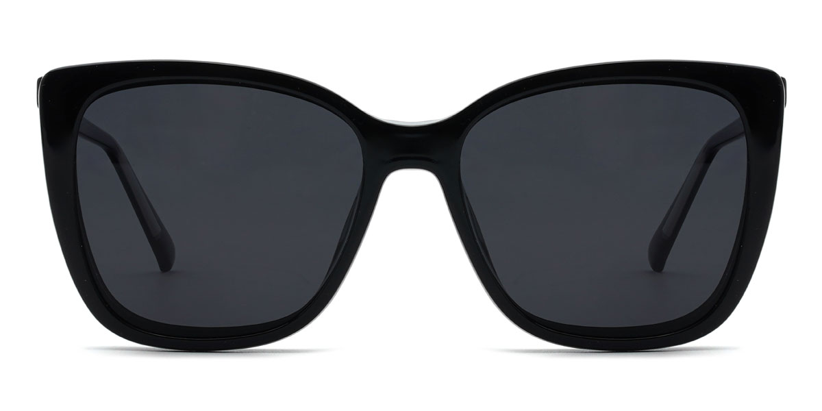 Noir Zoella Lunettes - Square Clip-On Sunglasses