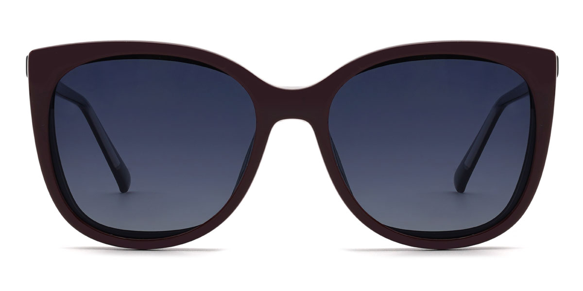 Noir Zoella Lunettes - Square Clip-On Sunglasses