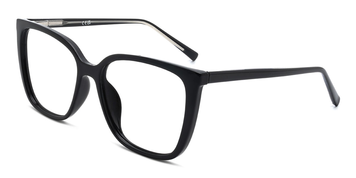 Noir Zoella Lunettes - Square Clip-On Sunglasses