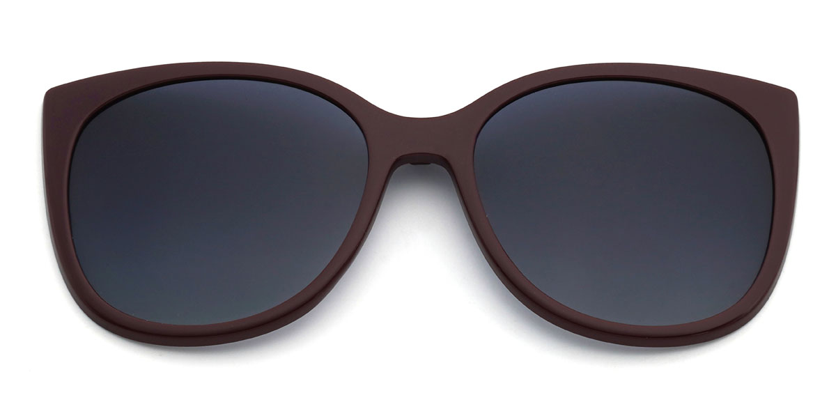 Noir Zoella Lunettes - Square Clip-On Sunglasses