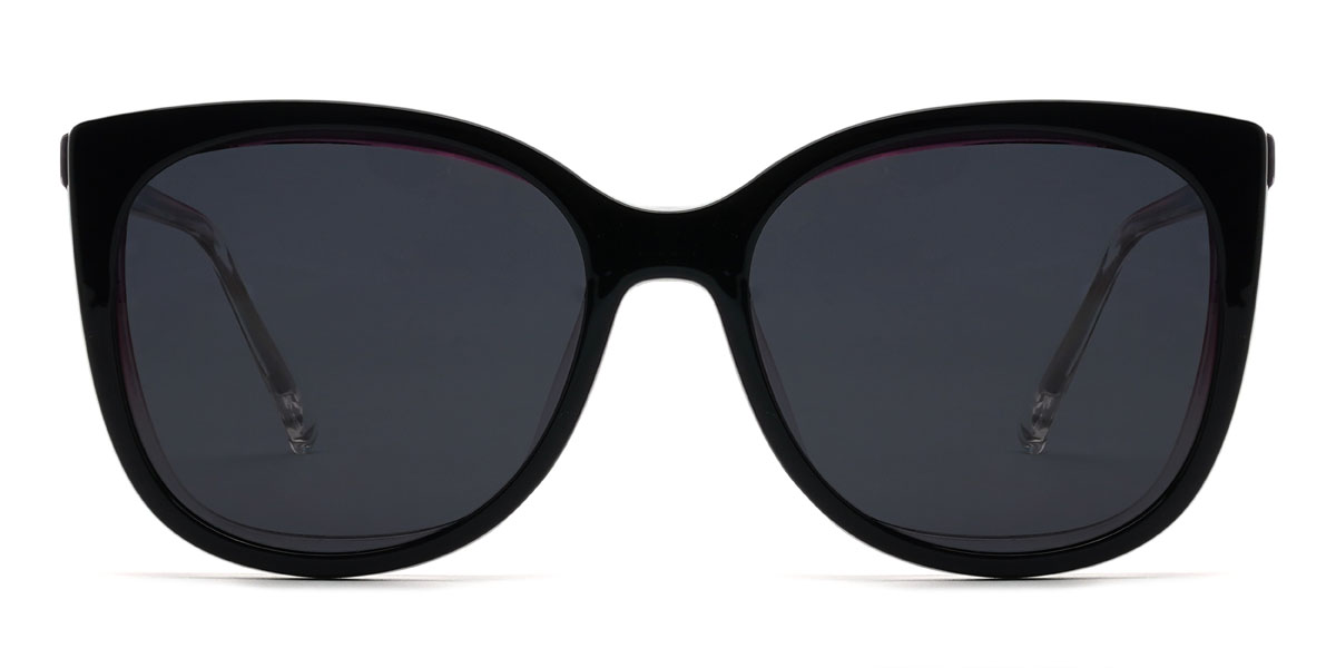 Dégradé Violet Zoella Lunettes - Square Clip-On Sunglasses