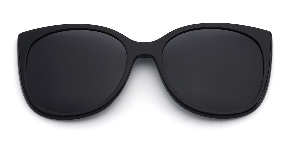 Dégradé Violet Zoella Lunettes - Square Clip-On Sunglasses