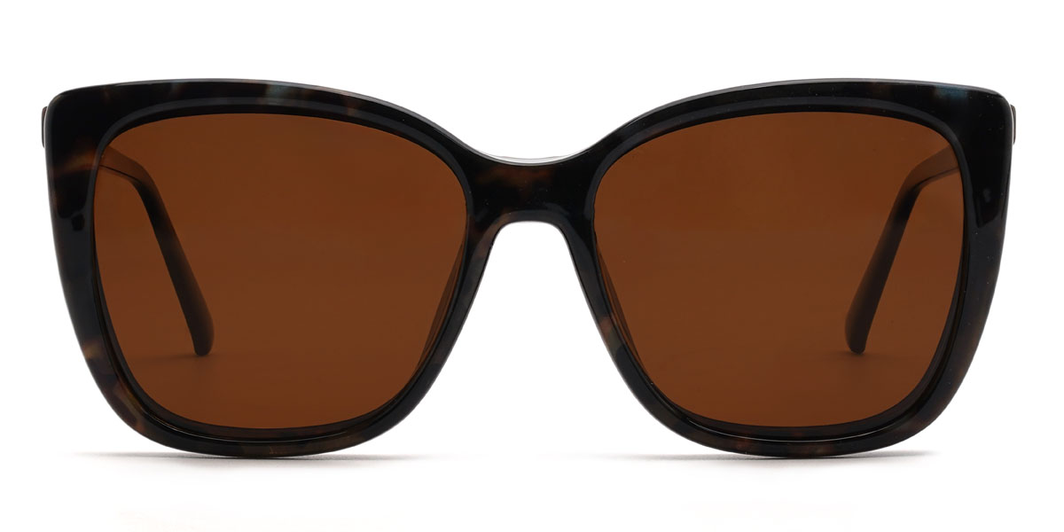 Écaille Zoella Lunettes - Square Clip-On Sunglasses