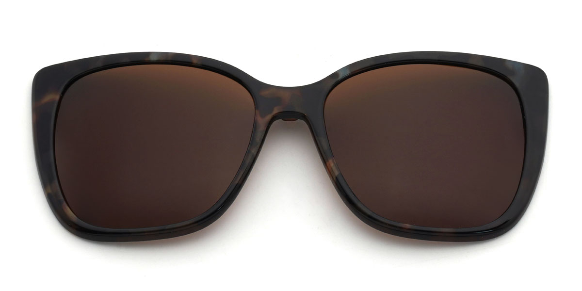 Écaille Zoella Lunettes - Square Clip-On Sunglasses
