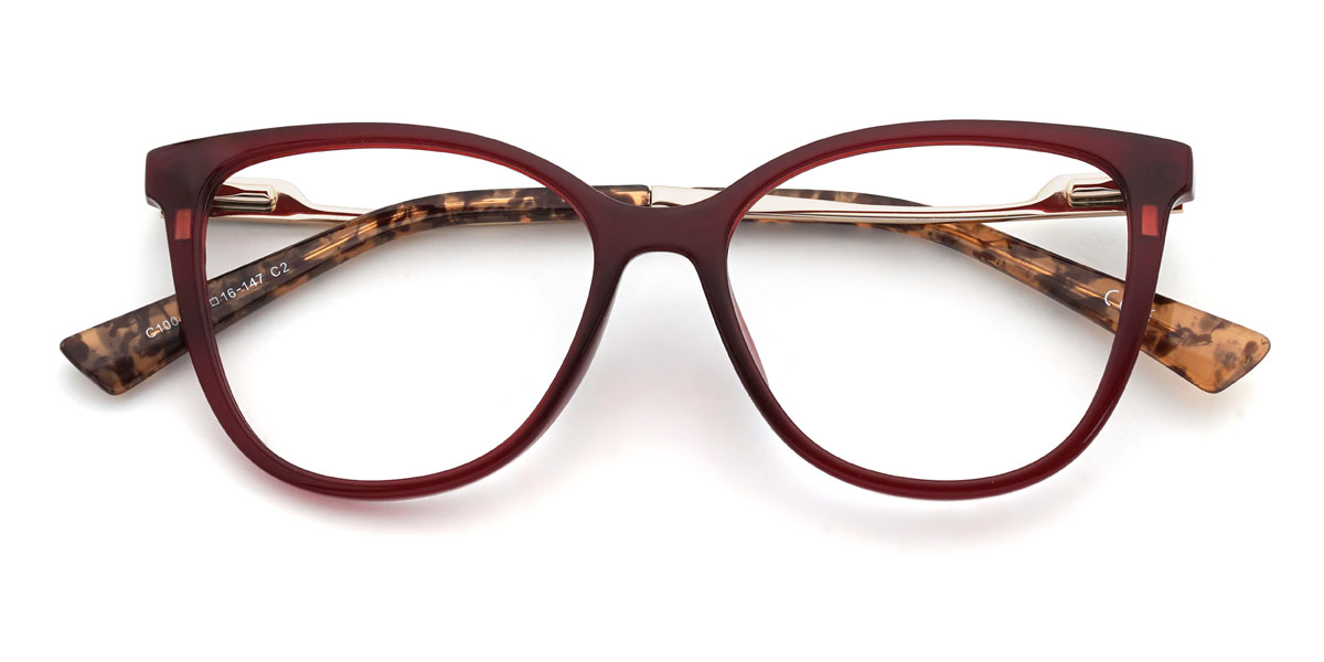 Vin Rosabelle Lunettes - Oval Clip-On Sunglasses