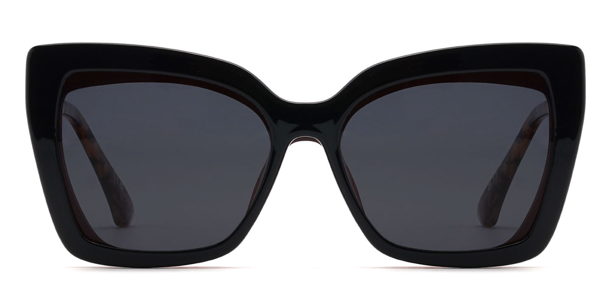 Vin Klarissa Lunettes - Rectangle Clip-On Sunglasses