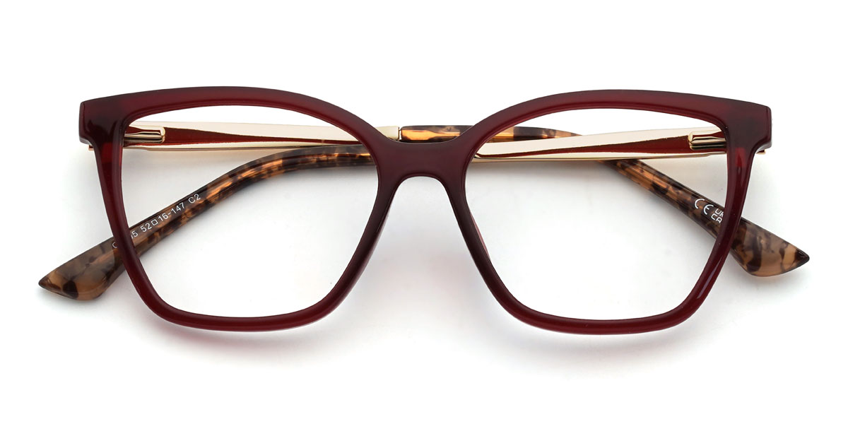 Vin Klarissa Lunettes - Rectangle Clip-On Sunglasses