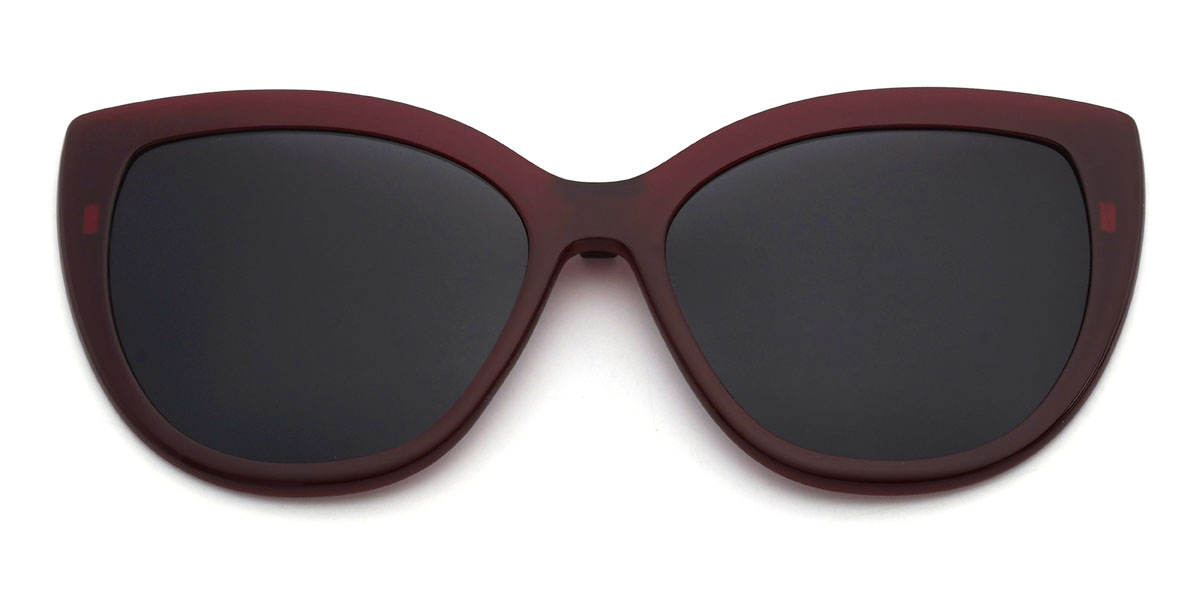 Vin Klarissa Lunettes - Rectangle Clip-On Sunglasses