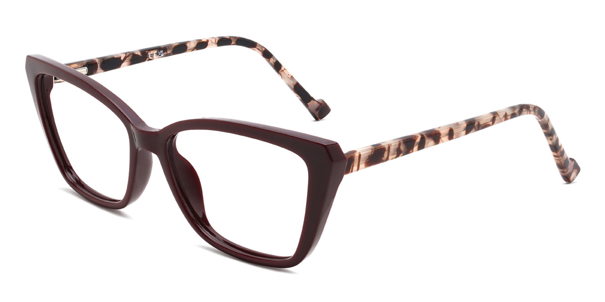 Jujube Rouge Alycia Lunettes - Rectangle Clip-On Sunglasses