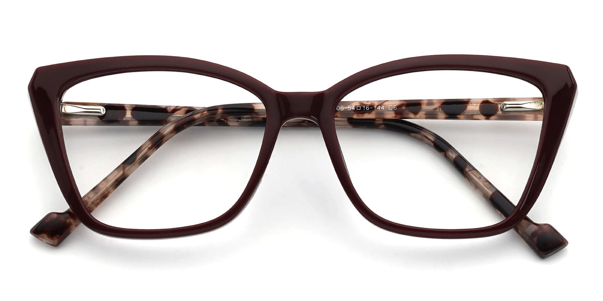 Jujube Rouge Alycia Lunettes - Rectangle Clip-On Sunglasses