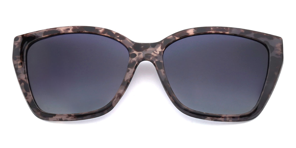 Tartaruga Cedrick Óculos - Rectangle Clip-On Sunglasses