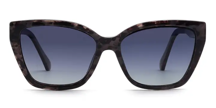 Tartaruga Cedrick Óculos - Rectangle Clip-On Sunglasses
