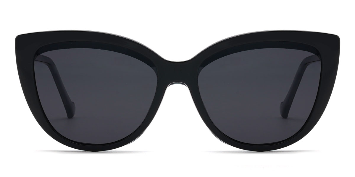 Azul Evelyne Óculos - Rectangle Clip-On Sunglasses