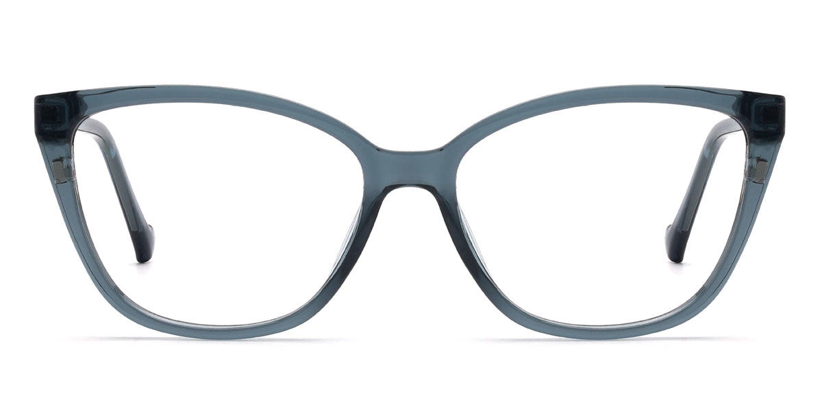 Bleu Evelyne - Rectangle Clip-On Sunglasses