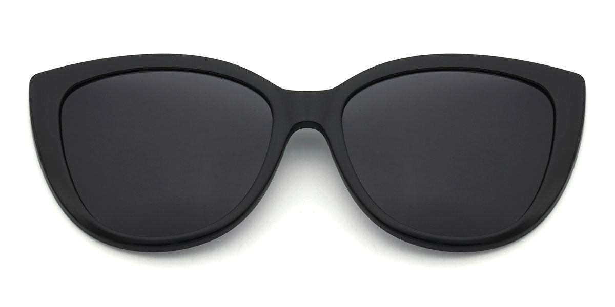 Azul Evelyne Óculos - Rectangle Clip-On Sunglasses