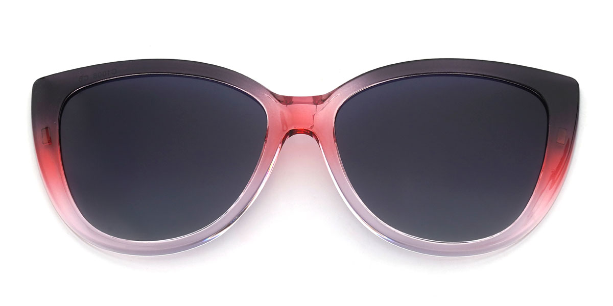 Clair Rose Evelyne Lunettes - Rectangle Clip-On Sunglasses