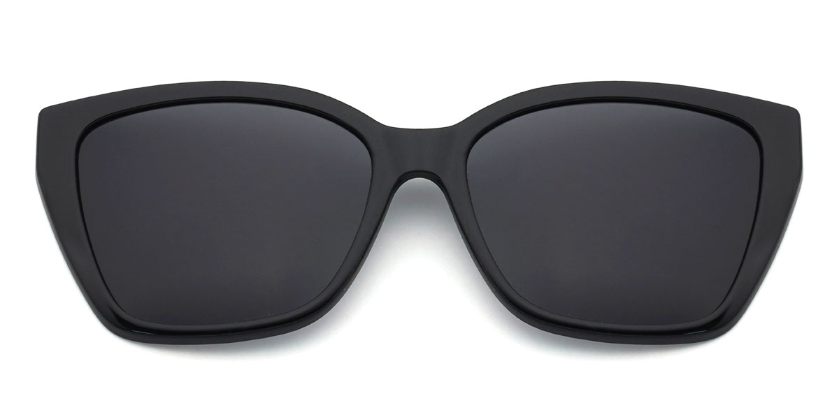 Clair Rose Evelyne Lunettes - Rectangle Clip-On Sunglasses