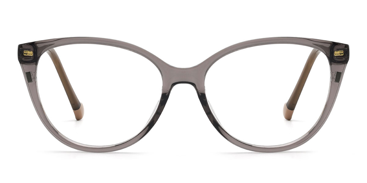 Gris Unity Lunettes - Oval Clip-On Sunglasses