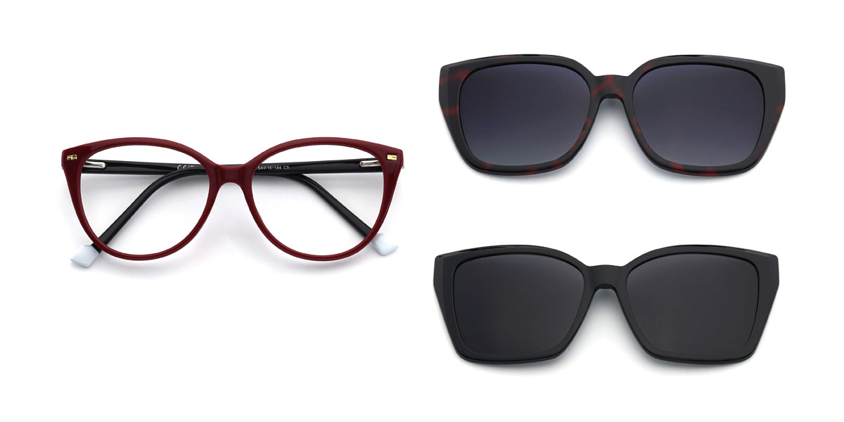 Bor Unity Szemüveg - Oval Clip-On Sunglasses