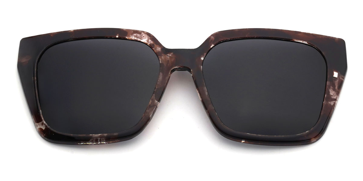 Dégradé Tawny Lysander Lunettes - Oval Clip-On Sunglasses