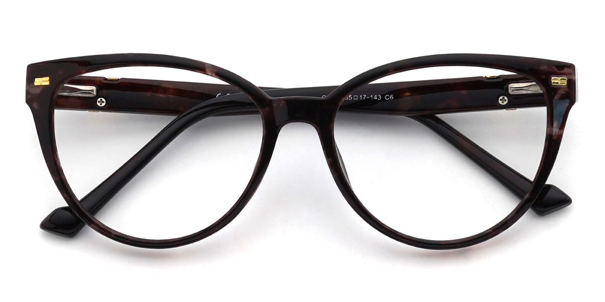 Écaille Lysander Lunettes - Oval Clip-On Sunglasses