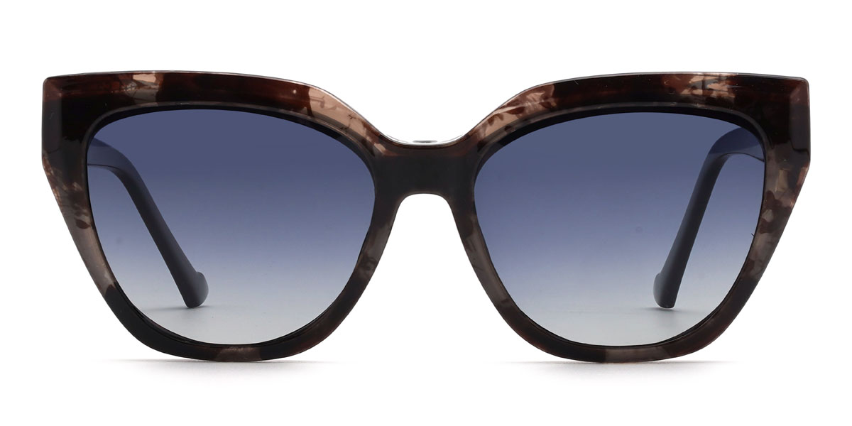 Écaille Lysander Lunettes - Oval Clip-On Sunglasses