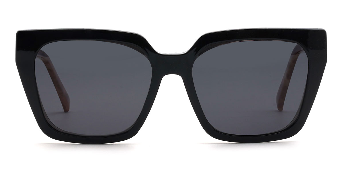 Fauve Dasia Lunettes - Rectangle Clip-On Sunglasses